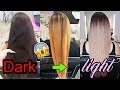 10 Stunden Haare färben🔥❗️ DUNKEL auf HELL in einer Sitzung💇🏼‍♀️😱   | Jenny König