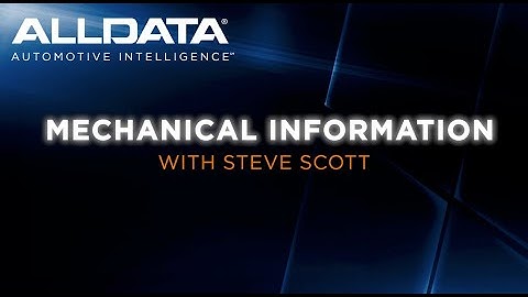 ALLDATA Repair: Mechanical Information - With Steve Scott, Simply Diagnostics