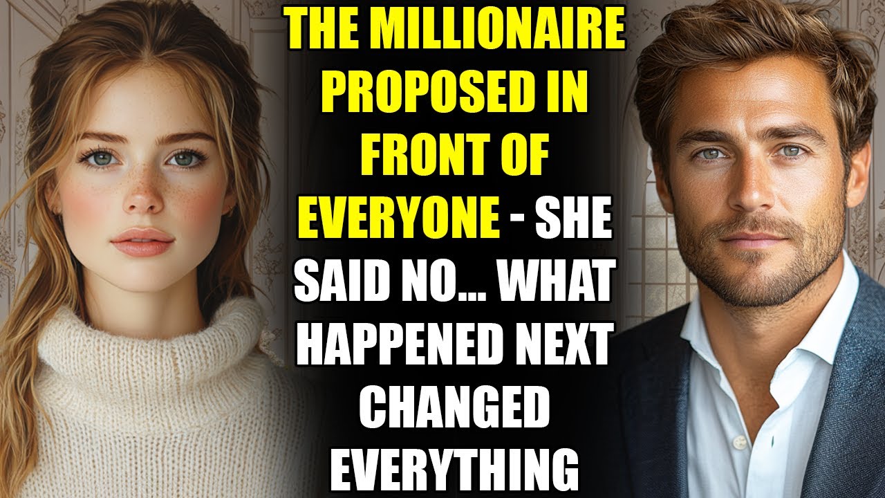 The MILLIONAIRE Proposed in Front of Everyone - She Said NO... What Happened Next Changed Everything