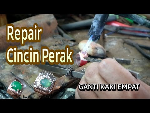 Cincin Perak Handmade VS Cincin Perak Cetakan atau Casting Cincin perak dilihat dari cara pembuatann. 