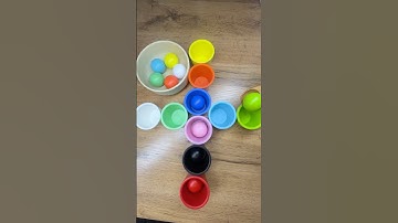 Color sorting ASMR #colormixingmagic #satisfying #asmr