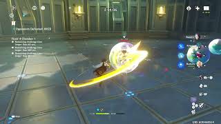 Hydro Abyss Mage Catching Cyro Hilichurl Shooter In Bubble Genshin Impact
