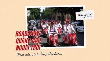 Roadshow quảng cáo xe đạp, ô tô, xe máy Sáng tạo, Chuyên nghiệp | Quảng Cáo Ngoài Trời Unique