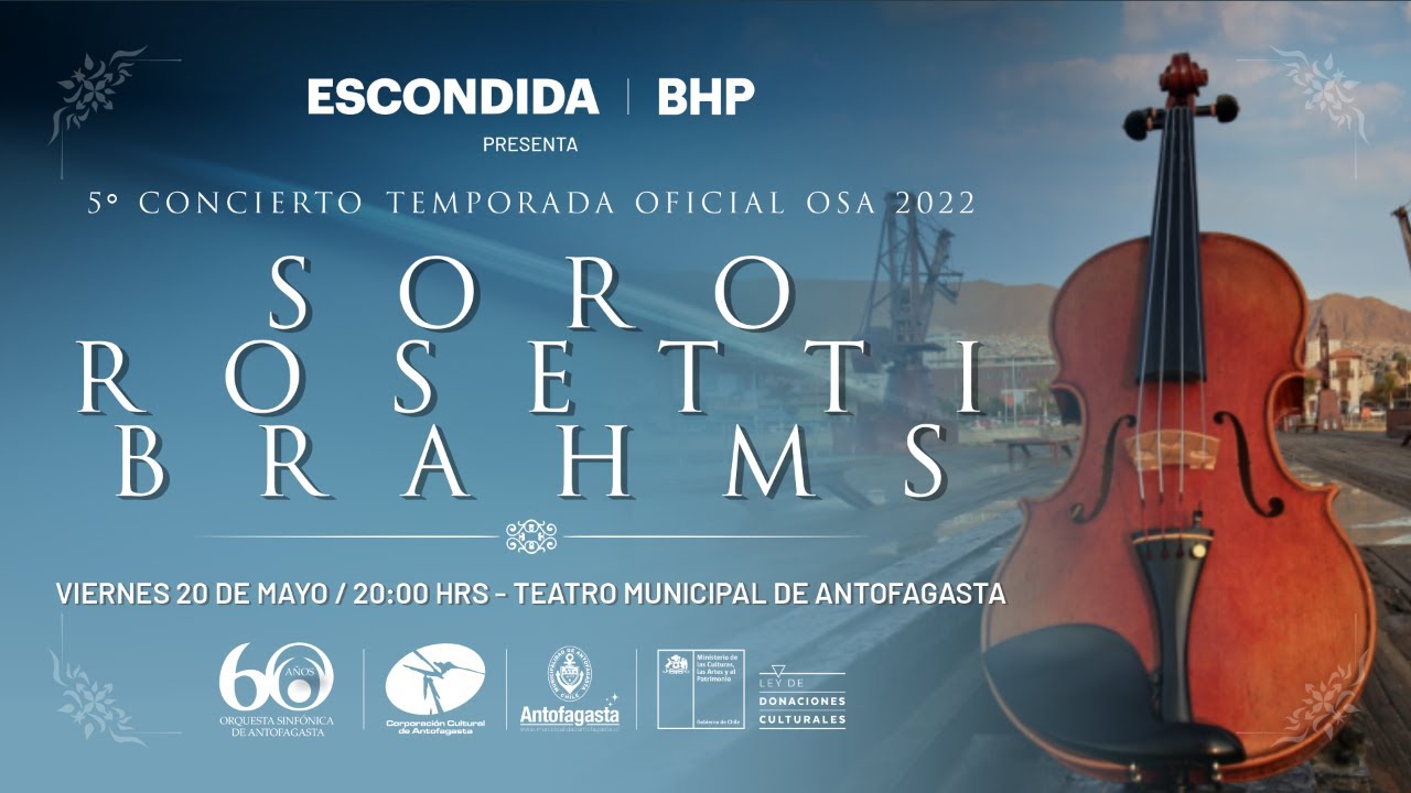 Soro - Rosetti - Brahms / OSA 2022 Soro - Rosetti - Brahms / OSA 2022