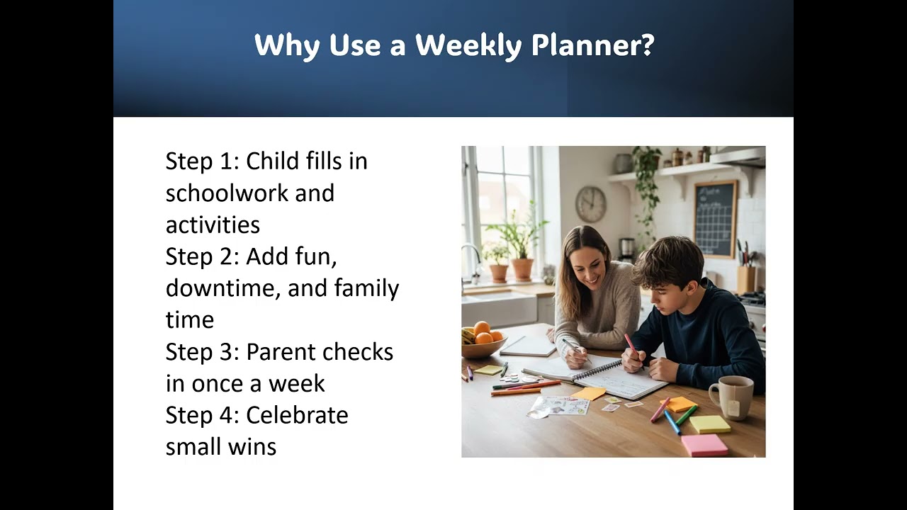 Study Support Challenge 4   Weekly Planner Buddy