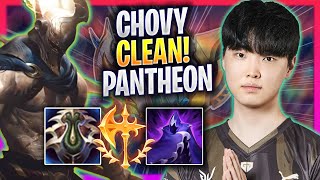 CHOVY IS SO CLEAN WITH PANTHEON! - GEN Chovy Plays Pantheon MID vs Diana! | Season 2024