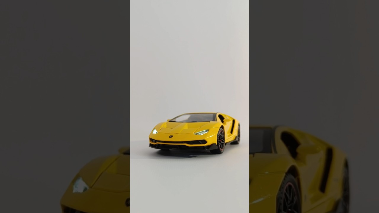 Инерционная машинка "Жёлтый Ламборгини" 