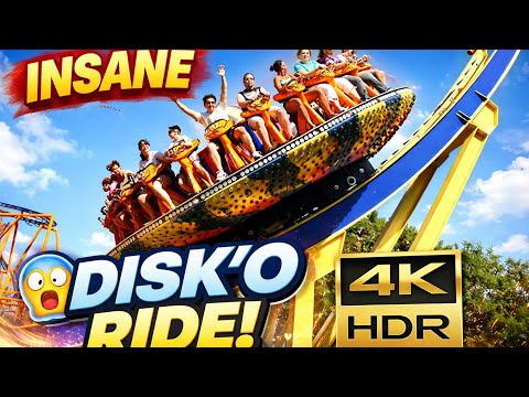 INSANE Disk’O Ride Experience 😱 | Extreme Amusement Ride in 4K HDR