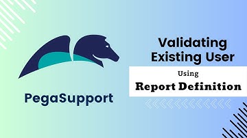 Validating Existing User | Checking whether User is an existing user or not in pega