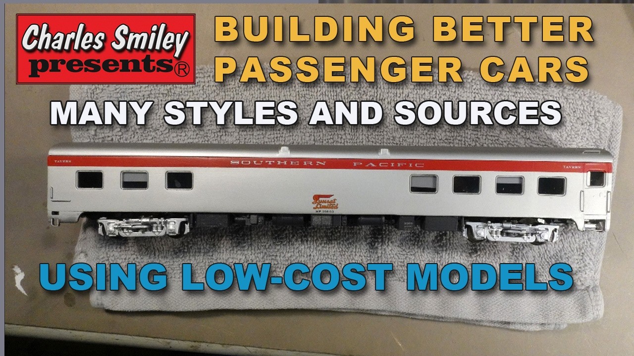 1000 MODEL RAILROAD IDEAS: Building SP Passenger Cars - YouTube