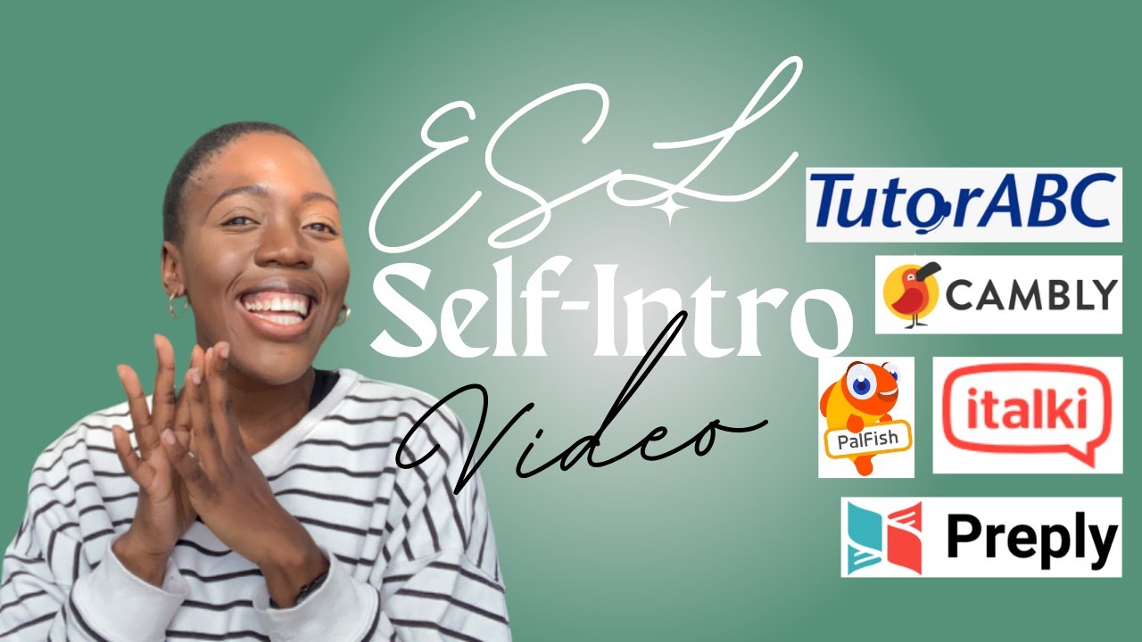 Teach English Self Introduction Video II The Exact video I Used To Get ...