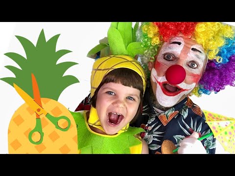 Ананас🍍 Простые поделки из бумаги *Учимся! Развиваем мелкую моторику Аппликация