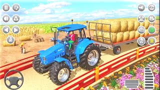 Tractor driving off road trolley transport cargo screenshot 5