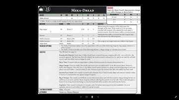 Warhammer 40,000 Forgeworld Meka-Dread (8th edition)