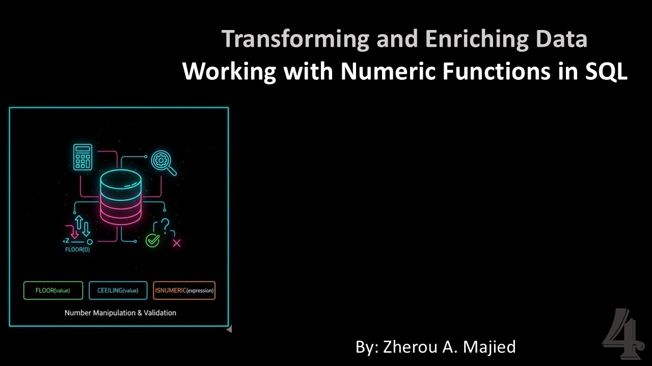 19 - Working with Numeric Functions in SQL (Kurdish / کوردی) - YouTube