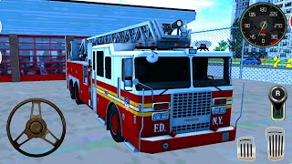 Real Fire Truck Driving Simulator Fire Fighting - 911 Rescue Firefighter - Android Gameplay screenshot 4