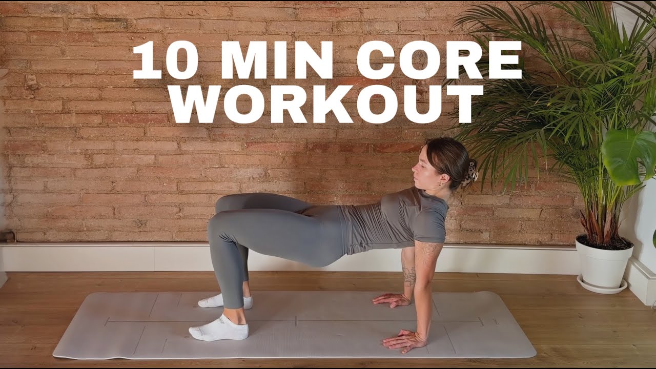 10 Minute Abs Burn — No Equipment Core Challenge - YouTube