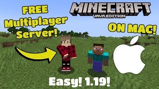 HOW TO HOST A FREE MULTI-PLAYER MINECRAFT SERVER FOR 1.19 ON MAC! | Tutorial