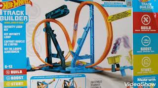 Pista hot Wheels infinity loop track builder