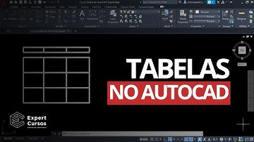 Como criar tabelas no AutoCAD (Comando TABLE)