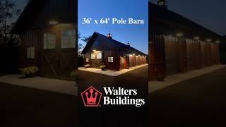 36' x 64' Pole Barn #barn #polebarn #garage 36' x 64' Pole Barn #barn #polebarn #garage
