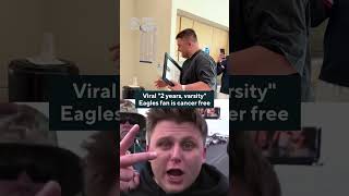 Viral 2 years, varsity Philadelphia Eagles fan is cancer-free
Tom Chomp Trampe, who went viral before the Eagles-Seahawks playoff game in 2020, is cancer-free.
Trampe battled leukemia after emergency brain surgery earlier in 2026. He told CBS News Philadelphia that hes feeling pretty good.
Trampe became an internet sensation in 2020 when he offered to suit up for the Birds before a wild-card matchup vs. the Seahawks.
Im ready to roll if they need me, he said. Im 26 years old, I played two years, varsity! Im in the best shape of my life!
#eagles #philadelphia #philly #gobirds #shortfeeds
Subscribe on YouTube: http://www.youtube.com/CBSPHILLY
Follow us on X: @CBSPhiladelphia
Like us on Facebook: https://www.facebook.com/cbsphiladelphia/
Follow us on TikTok: @CBSPhiladelphia
Follow us on Instagram: @CBSPhiladelphia Viral 2 years, varsity Philadelphia Eagles fan is cancer-free