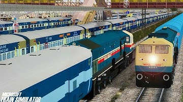 Shunting Ajmer - KishanGanj Garib Nawaz Express || Commentary || MSTS Open Rails Journey Part 1