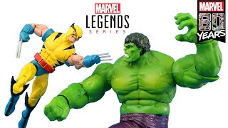 Marvel Legends WOLVERINE &amp; HULK 2-pack Marvel 80 anos - Action Figures Review Hasbro