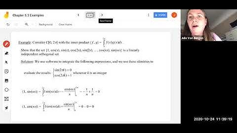 Math 250 Orthogonal Bases and Orthonormal Bases