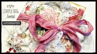 Simple Bag Journal - Tutorial - Afternoon Journal - #cathysowinghappiness