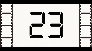 Countdown from 23 to 0 (Retro)