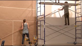 Sol LeWitt Wall Drawing #113 (Arcs From Four Corners)