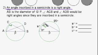 Geo 11 3 Inscribed Angles