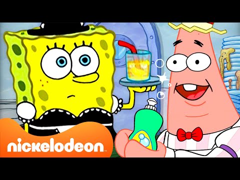 Bob l'éponge | Salon des métiers de Bikini Bottom ! 🎓 | Tous les jobs possibles | Nickelodeon