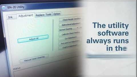 BN-20 How to use: 4-2 Utility Software