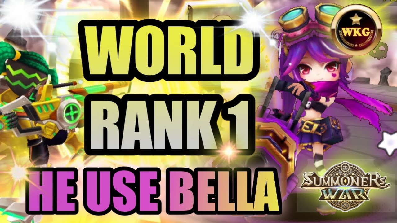 HE USE BELLA PLAYER NUMBER 1 RTA - SUMMONERS WAR