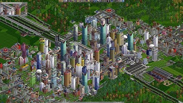 OTTD - Open Transport Tycoon Deluxe - crazy train junctions, aeroplanes, buses & ships