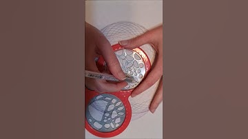 Multi gear spirograph with interwoven inlines and pattern #art #spirograph #maths Center Focus