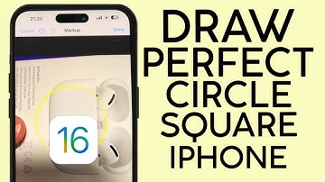 How to Draw Perfect Circles & Square on your iPhone (2023)