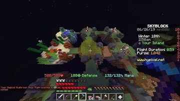 Hypixel Skyblock: Magical Mushroom Soup Item Demonstration