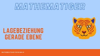 Liegt Die Gerade Auf Der Ebene? Schnittpunkt? Lagebeziehung Gerade - Ebene Mathematiger