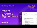 How to Create Lease Templates &amp; Send for Signature