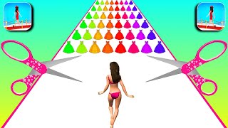 Satisfying Mobile Games Max Level Playing 999 Tiktok Video Gameplay Clothes Run Ios,Android 274Cpo