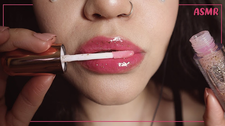 Aplicando LIPGLOSS e inaudible✨| Luma ASMR