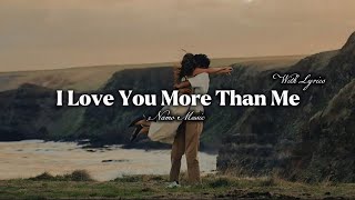I Love You More Than Me – Romantic Love Song 2026 | Emotional English Love Song | Lyric Video screenshot 2