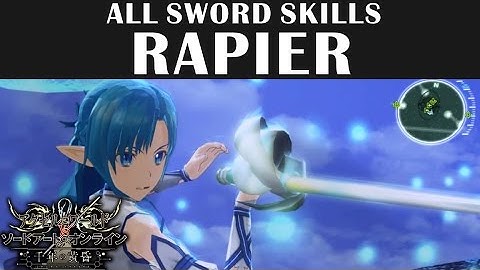 Rapier All Sword Skills - Accel World vs Sword Art Online