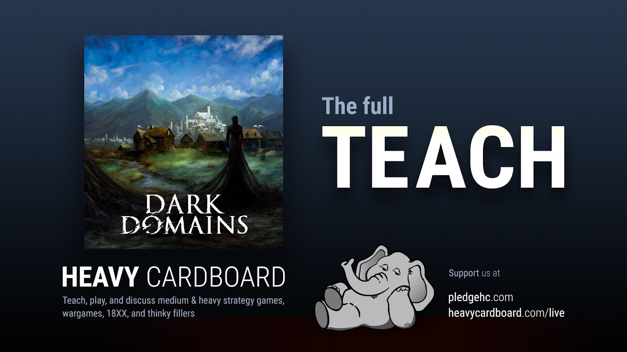 How to Play only - Dark Domains How to Play by Heavy Cardboard