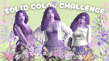 Create-A-Sim, but I can only use PURPLE?