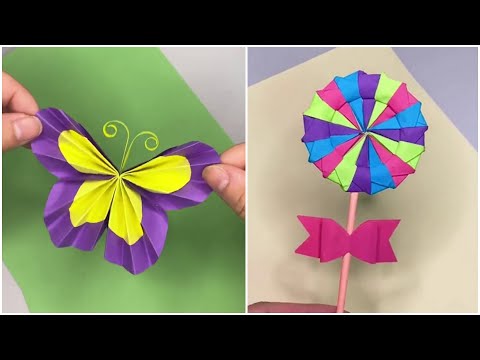 10 + Best Paper Craft Ideas | Origami paper crafts School Craft Ideas | Funny paper idea.DIY