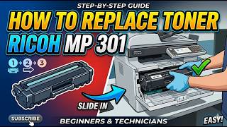 How to Replace Toner in Ricoh MP 301 (Step-by-Step Guide for Beginners & Technicians)